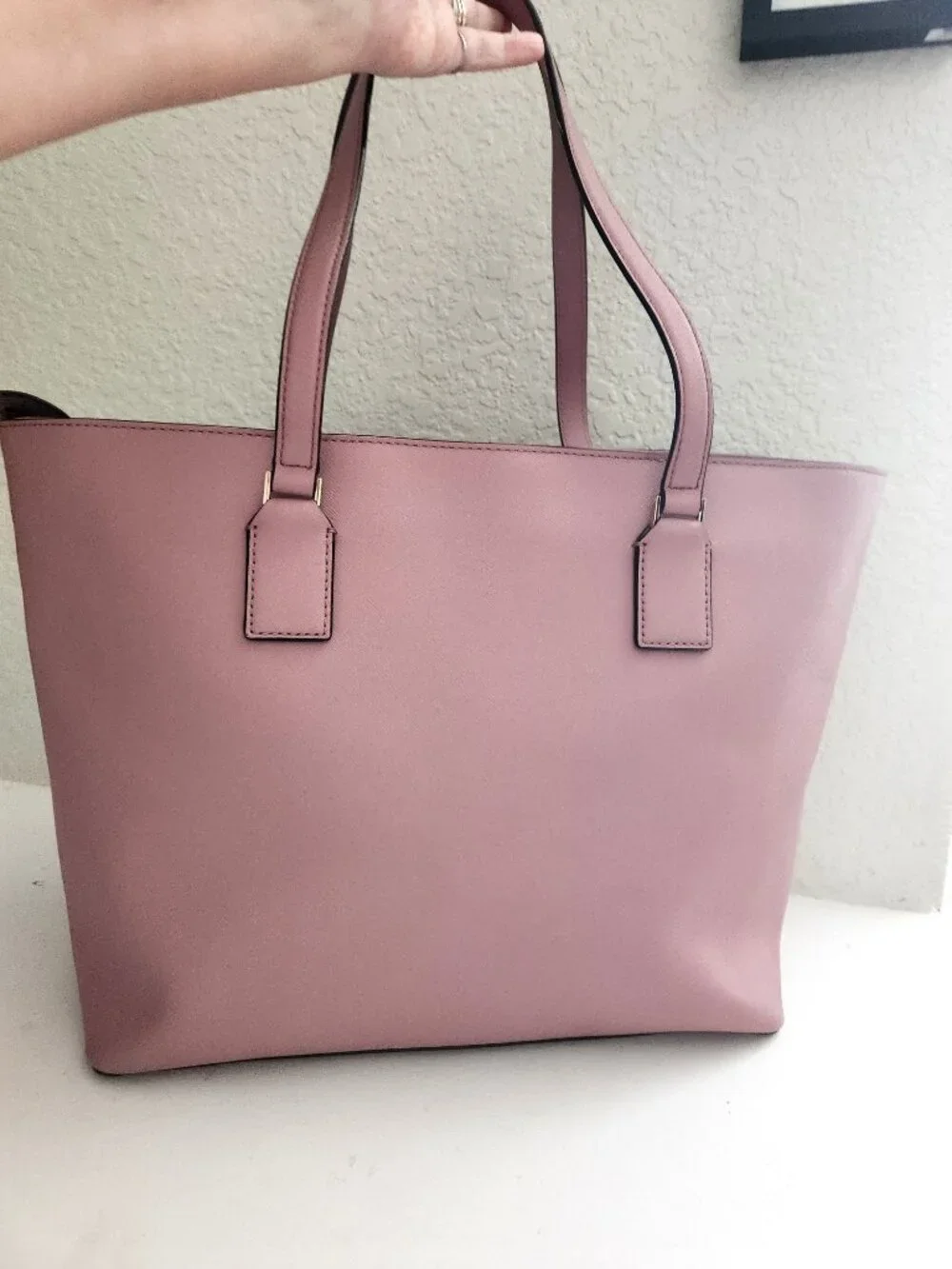 Like New Kate Spade Pink Leather Shoulder Bag Tote Purse